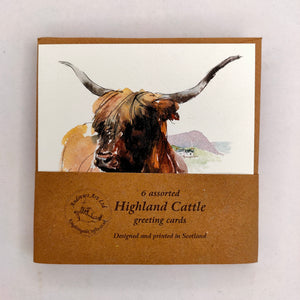 Highland Cow greeting cards